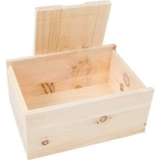 Tiroler Zirbenkissen Swiss pine bread box, 35 cm x 25 cm x 16 cm, made of high-quality pine wood, handmade in Austria