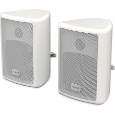 Audibax Pícolo PR-41W Pareja Altavoces Estantería HiFi y Sonorización 75 W Soporte Pared Incluido Blanco