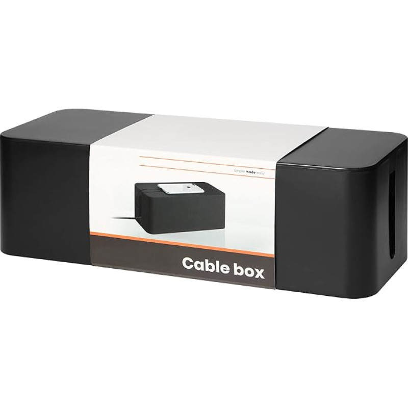Cable Box XXL, 405 mm, Non-Slip Rubber Feet