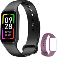 Blackview Smartwatch Vyrai Moterys Fitneso laikrodis 1,47 colio spalvotas ekranas Fitneso seklys su žingsniamačiu Miego monitorius Širdies ritmo sporto laikrodis su 24 sporto režimais Išmanusis laikrodis 