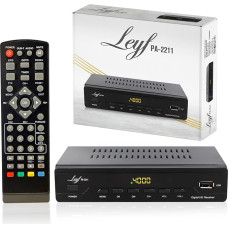 LEYF PA-2211 Kabelio imtuvas DVB-C Skaitmeninė kabelinė televizija Full HD TV (DVB-C / C2, HDTV, DVB-T/T2, HD, SCART, USB) Kabelinė televizija, skirta visiems kabeliniams tinklams