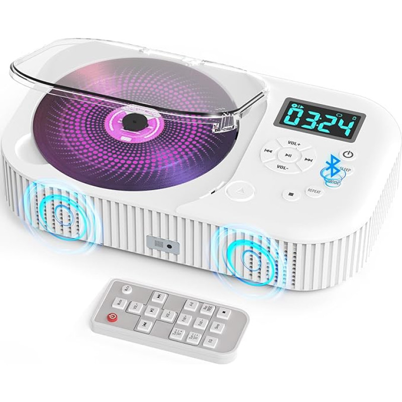 CD-318 CD grotuvas baltas