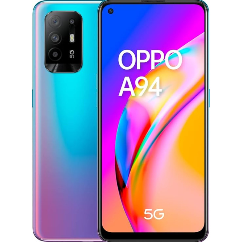 OPPO A94 5G išmanusis telefonas, 48 MP keturkampis fotoaparatas su 