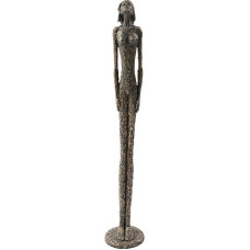 Kare Design Decorative Object Art Lady Bronze, Decorative Figure, Resin, Antique Look, Statue, Decoration, Art Object, Accessory, 78 x 13.5 x 13.5 cm
