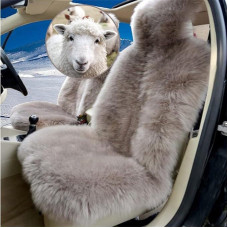 Altlue Car Seat Covers Lambskin Car Seat Cover Lambskin Car Seat Cover for Car Lambskin Seat Cover Lambskin Car Fur Car Seat Covers Fur Front Seats - Universal (One Piece)
