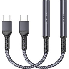 USB C tipo ausinių adapteris, 