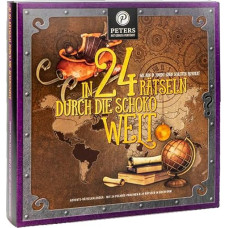 Peters Mit Genuss verführt In 24 galvosūkiai per šokolado pasaulį Advento kalendorius su alkoholiu Kalėdų kalendorius Truffle Chocolate Advent Christmas 255 g