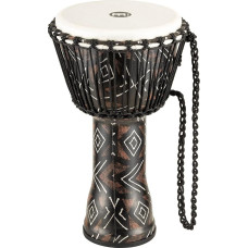 Meinl Percussion Rope Travel Djembe - Medium Hand Drum - With Nylon Ropes - Diameter 10 Inches - Plastic, Multicoloured (PADJ6- M-F)