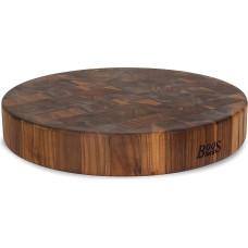 John Boos 18 rund Ahorn Chinesische Hackstock 18 Inches Round walnuss