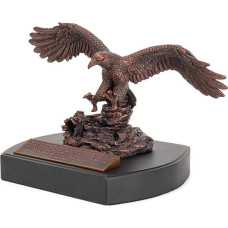Lighthouse Christian Products Soar Like An Eagle Bronzelike Finish 17,8 x 14,75 cm handgegossene Skulptur aus Kunstharz