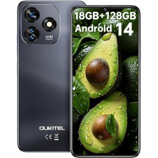 OUKITEL C51 mobilusis telefonas be sutarties - 18 GB + 128 GB išmanusis telefonas be sutarties 