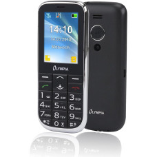 Olympia 2219 Joy II Mobiltelefon-/ Seniorenhandy (Große Tasten, Notruf-Taste, Großtasten-Handy, geeignet für Senioren, Rentner ohne Vertrag, Altersgerechtes handy mit Tasten) schwarz