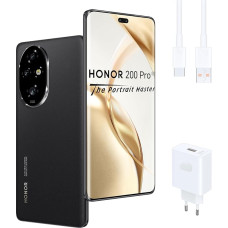 Išmanusis telefonas HONOR 200 Pro 5G 12 + 512 GB, 6,78 colių OLED 120 Hz ekranas, 50 MP pagrindinė portretinė kamera, 