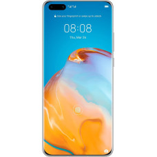 HUAWEI P40 Pro išmanusis telefonas 256GB, 8GB RAM, dvi SIM kortelės, sidabrinis šaltis