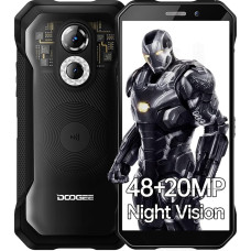 DOOGEE S61 Pro (2022) Lauko mobilusis telefonas be sutarties 6GB + 128GB, 48MP + 20MP IR naktinio matymo lauko išmanusis telefonas, 6.0 colių 5180mAh, IP68 vandeniui atsparus mobilusis telefonas/Android 12/Octa Core/4G Dual SIM/NFC. /GPS/OTG