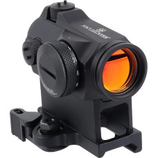 FOCUHUNTER Tactical Reflex Red Dot Visor 11 Brightness Airsoft 2 MOA Visibility with 20 mm Rail Mounting for Hunting and Shooting