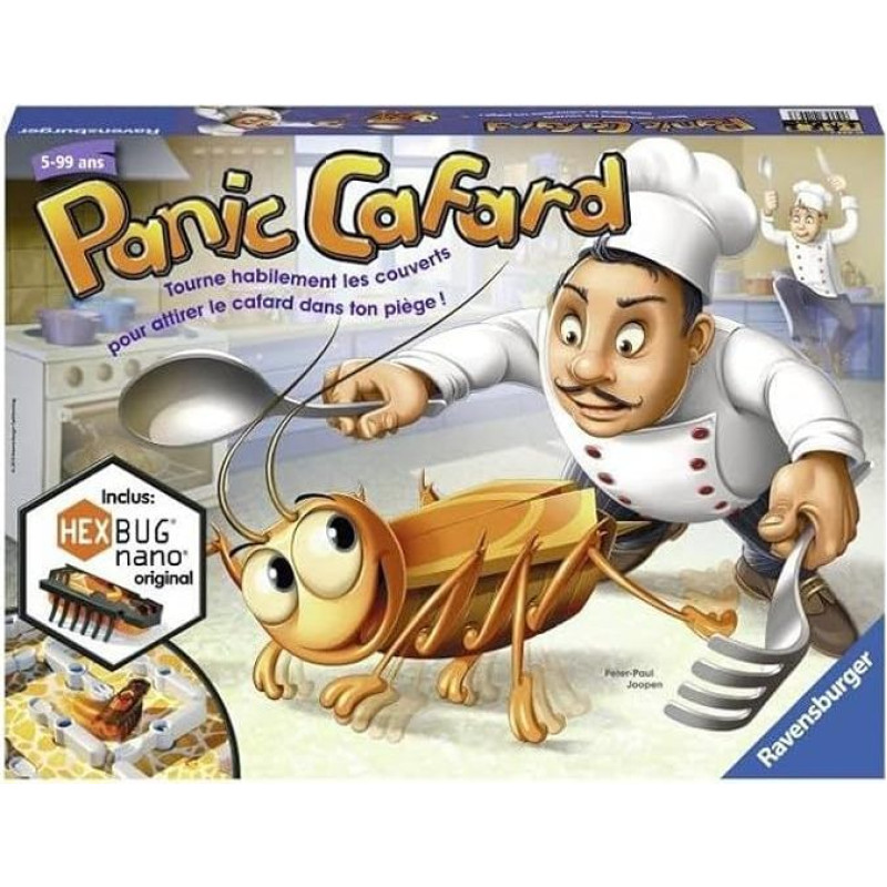 Ravensburger Panic Cafard - Board Game for Children - for 2 to 4 Players - from 5 Years - 21443