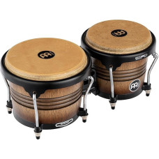 Meinl Percussion Bongos Marathon Series - 2 Handtrommeln mit 6,75 und 8 Zoll - inkl. Stimmschlüssel - Siam Eiche, Antique Tobacco Burst (FWB190ATB-M)