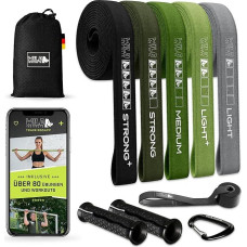 Wild Instincts Fabric Fitness Bands/Resistance Bands Long/Gymnastics Band Fabric/Fitness Bands Long/Training Bands/Long Resistance Bands/Sports Bands Fitness