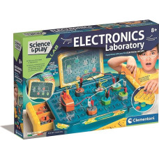 Clementoni Science & Play: Electronic Laboratory Kit for Children, Educational Mint Experiment Set for Learning Electronics and Circuits, Building, Experimenting and Discovering