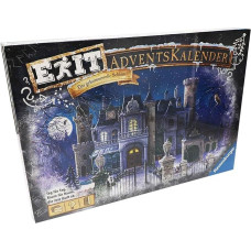 Ravensburger 18941 - EXIT advento kalendorius - Paslaptingoji pilis - 24 galvosūkiai EXIT entuziastams nuo 10 metų