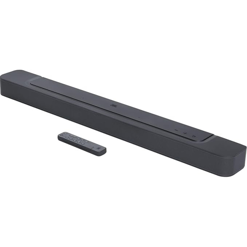 JBL Bar 300 - Compact All-In-One Soundbar for Home Cinema Sound System - Compact Design with Authentic 3D Surround Sound - Black