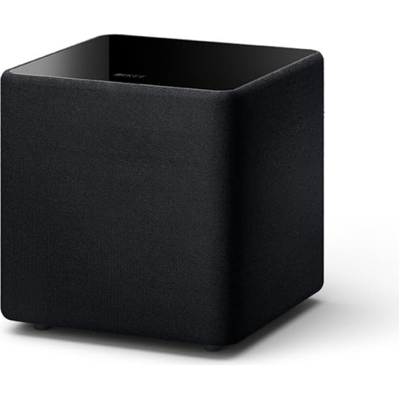 KEF Kube 8 MIE Subwoofer, Black | 300W RMS Amplifier Class D | 20cm Bass Driver | iBX Intelligent Bass Extension | Music | Home Theater | Gaming