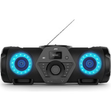 JVC Boomblaster RV-NB300DAB 2 x 30 W DAB+ FM Bluetooth CD USB linijinis įėjimas Gitaros ir mikrofono įėjimas Nuotolinio valdymo pultas