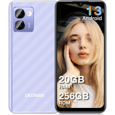 DOOGEE N50 Pro išmanusis telefonas be sutarties [2024], 20GB + 256GB (1TB TF), 