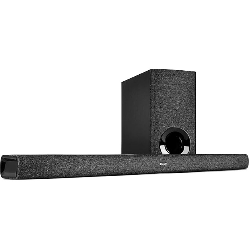 Denon DHT-S416 High Quality 2.1 TV Soundbar with Wireless Subwoofer, Google Chromecast Built-in, WiFi, Bluetooth, Dolby Digital, HDMI ARC, Optical Input