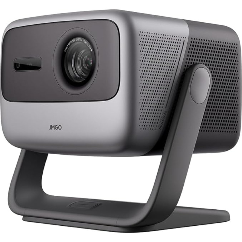 JMGO N1 Pro Projector 1080P Full HD, MALC™ Three-Colour Laser Projector Home Cinema with Android TV 11, 1500 CVIA Lumens, Instant Display Correction, 360° Integrated Gimbal, 10W x 2 Dynaudio Speaker