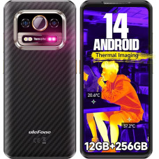 Ulefone Armor 25T Termovizorinė kamera Lauko mobilusis telefonas 256GB + 12GB/2TB Android 14 Helio G99 Octa-Core 50MP + 64MP Naktinis matymas 33W/6500mAh 6,78 colių 120Hz IP68 išmanusis telefonas Dual SIM 4G