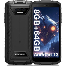 DOOGEE S41T (2024) Lauko mobilusis telefonas be sutarties, 6300 mAh, 8GB RAM + 64GB / 1TB išplečiama ROM, 