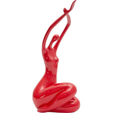 HAUCOZE Woman Sculpture Figures Modern Statue Gift Yoga Girl Decor Living Room Art Polyresin Ballerina Arts 33 cm