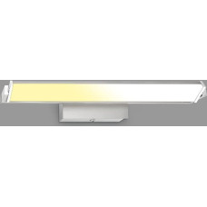 BRILONER Leuchten LED Wall Light Indoor Wall Lamp with Switch, Touch Function, Colour Temperature Adjustable, Continuously Dimmable, Swivelling, Matt Nickel Chrome