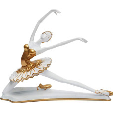 HAUCOZE Ballerina Figurine Statue Woman Sculpture Modern Decor Living Room Art Arts Polyresin Gift 20 cm