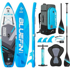 Bluefin Cruise Premium Stand Up Paddle Set, Inflatable Paddle Board for Adults, SUP Package with Backpack, Fibreglass Paddle and Pump, 5 Year Warranty