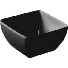 Hendi Melamine square food bowl black 190 x 190 x 90 mm - 566206