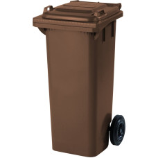 Europlast Austria BIO atliekų konteineris EUROPLAST 80L rudos spalvos