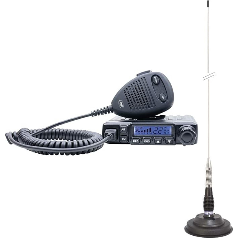 PNI CB Radios Escort HP 6500 ASQ with CB ML100 Antenna