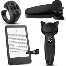 Vicloon RF Remote Control for Reading on Kindle, iPad, iPhone/Android Tablets, Remote Control Page Turner for TikTok/Comics/Novels Reading and Photographing/Video Recording