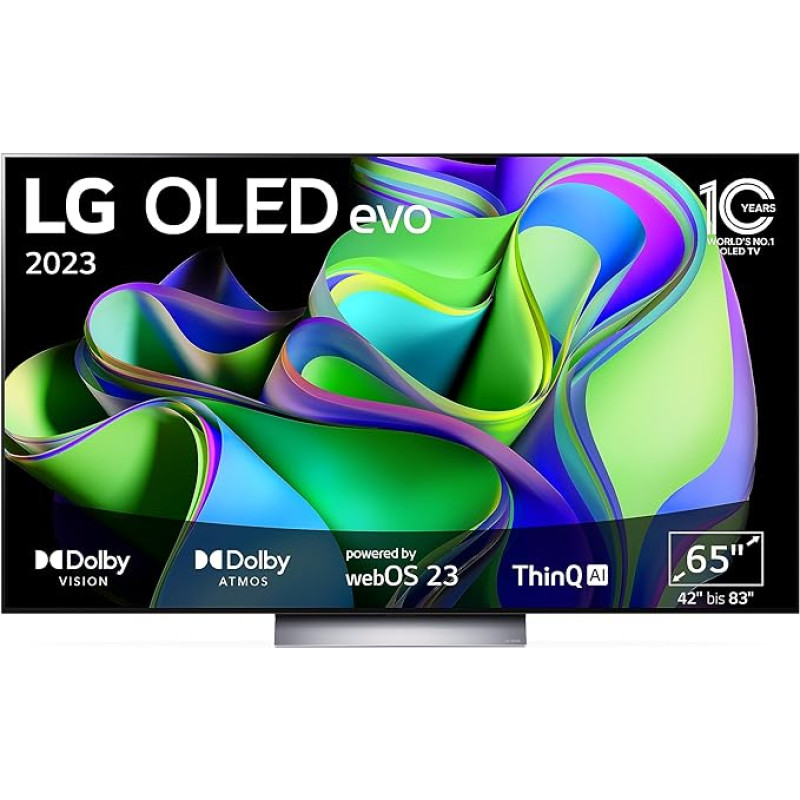 LG OLED65C37LA televizorius 165 cm (65 colių) OLED 