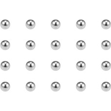 Preciziniai rutuliukai, 8,5 mm, kietas chromuotas plienas, G10, skirti rutuliniams guoliams, raktų pakabuko ratukui, 50 vnt.