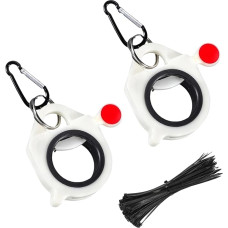 Kabelbinderhalter für Werkzeuggürtel, Kabelbinder-Organizer mit 20 Kabelbindern, leuchtend