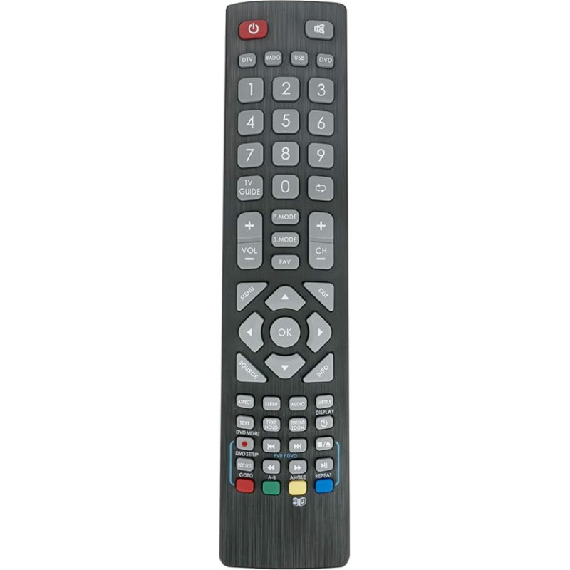 VINABTY SHWRMC0103 SHW/RMC/0103 Replacement Remote Control for Sharp Aquos 3D TV LC-43CFE5200E LC-40CFE5111K LC-32DHE5111K LC-48CFE4041E LC-49CFE4042E LC-43CFE4141E LC 488CFE44042E LC40CFE4042E