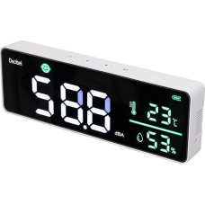 Sound Level Meter, Accurate Automatic Alarm Decibel Meter with USB Cable for Construction Site