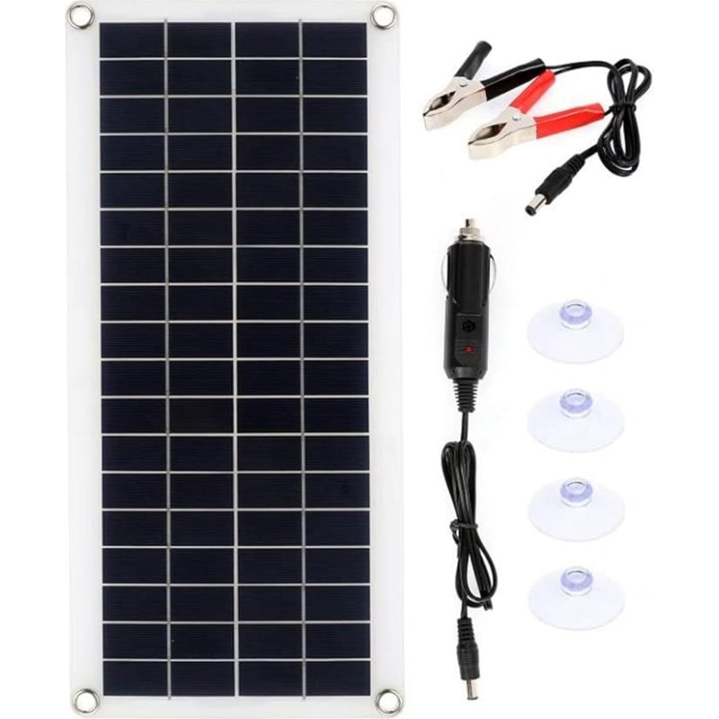 LIVASH 15W Solar Panel 12-18V Solar Zelle Solar Panel f¨¹r Telefon RV Auto MP3 PAD Ladeger?T im Freien Batterie Versorgung B