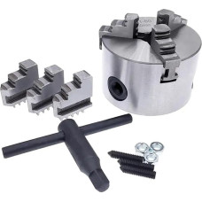 1 STÜCKE K11-80 3 Backen Manuelles Drehfutter Mit Drehmaschinenzubehör K11-80 3-Backen-Drehfutter Selbstzentrierendes Metall