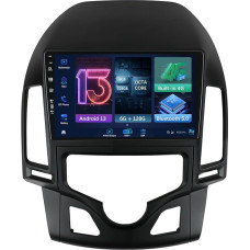 DAB+/4G Android Car Radio for Hyundai I30 2006-2011 Reversing Camera + Mic 6G + 128G Support WiFi/Carplay/DSP/RDS 9 Inch IPS Double DIN