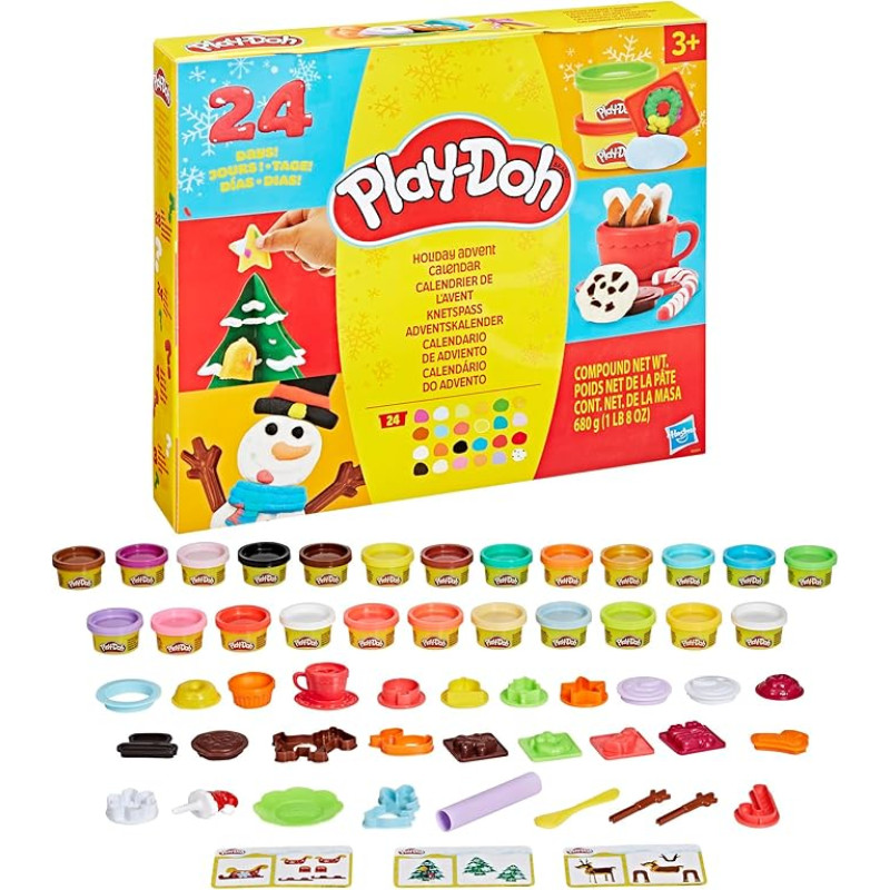 Play-Doh Knetspaß Adventskalender für Kinder